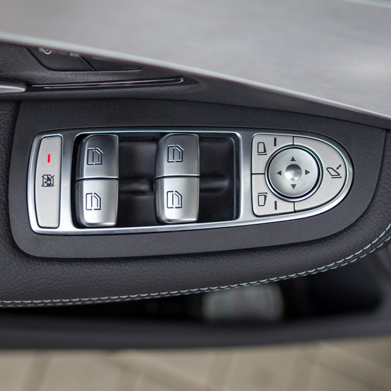KUFATEC Komplettset el. anklappbare Außenspiegel Code 500 für Mercedes Benz C-Klasse W205