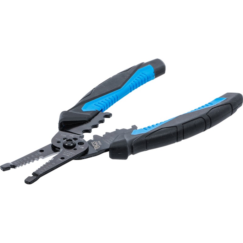 Kabel-Abisolier- und Crimpzange 210 mm