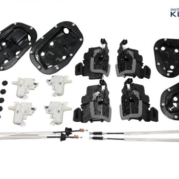 KUFATEC Komplettset Soft Close Komfortschließen Zuziehhilfe für Audi A6 4A