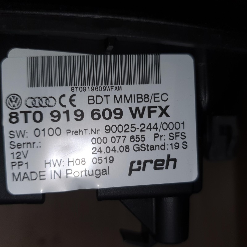 8T0 919 609 W FXM Bedieneinheit MMI von Volkswagen