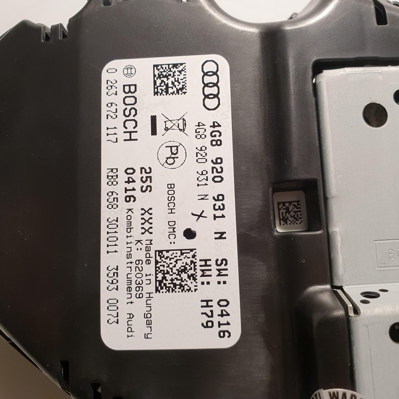 4G8 920 931 N Kombiinstrument KI Tacho von Volkswagen