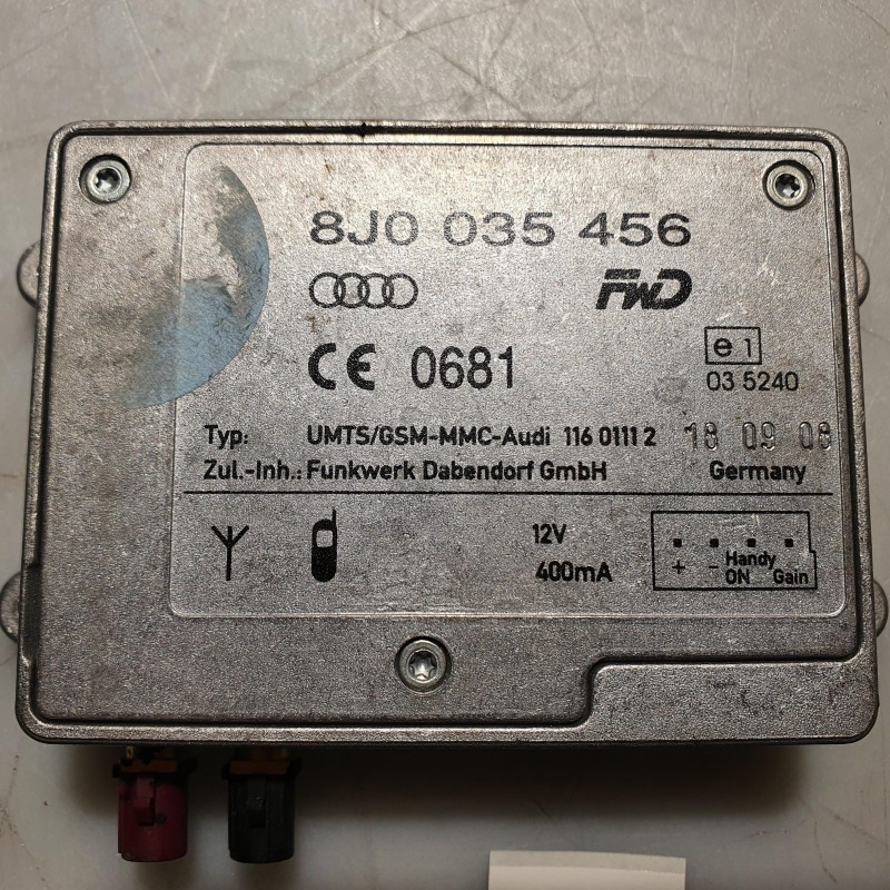8J0 035 456 Steuergerät Signalverstärker Telefon von Volkswagen