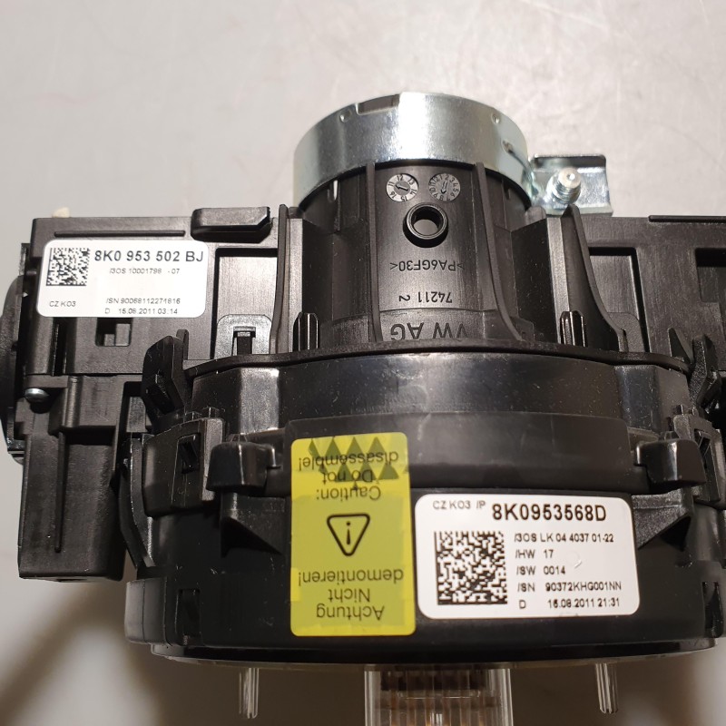 8K0 953 502 BJ Lenkstockhebel mit Wickelfeder von Volkswagen