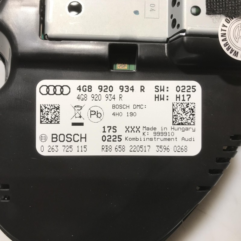4G8 920 934 R Kombiinstrument von Volkswagen