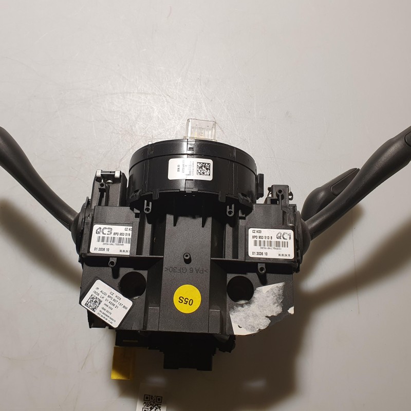 8P0 907 137 BM Lenkstockhebel mit GRA Zünschloss & Elektrikmodul von Volkswagen