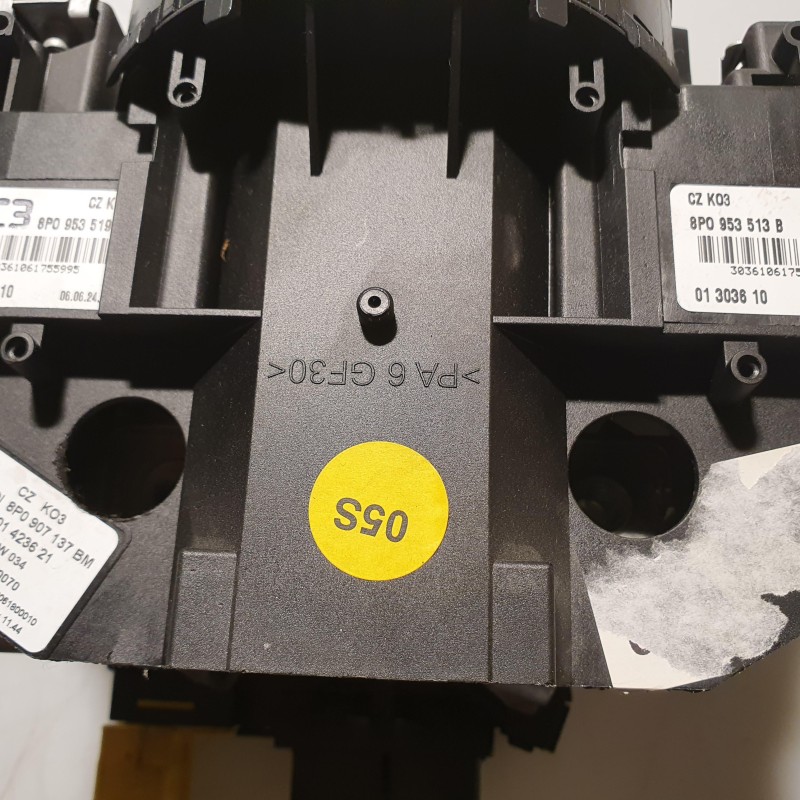 8P0 907 137 BM Lenkstockhebel mit GRA Zünschloss & Elektrikmodul von Volkswagen