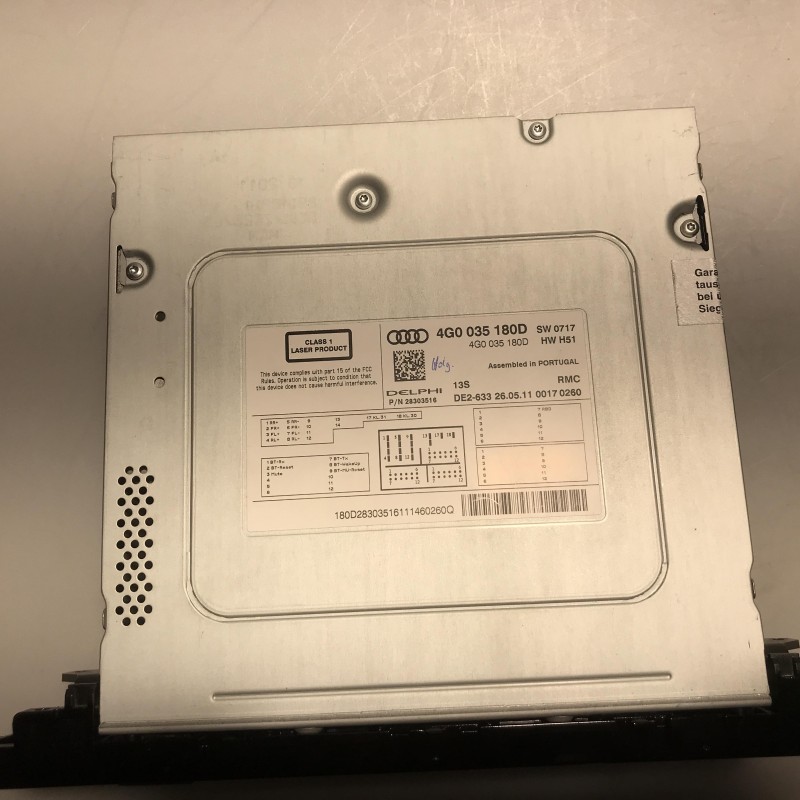 4G0 035 180 D Main Unit MMI3G Radio von Volkswagen