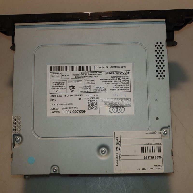 4G0 035 180 E Mainunit MMI von Volkswagen