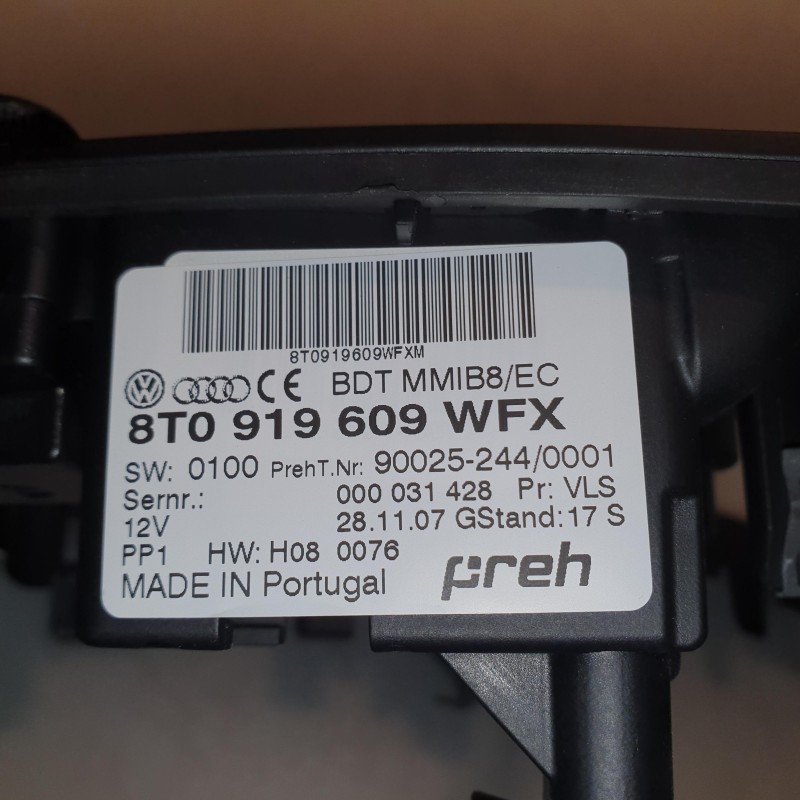 8T0 919 609 WFX Bedieneinheit MMI von Volkswagen
