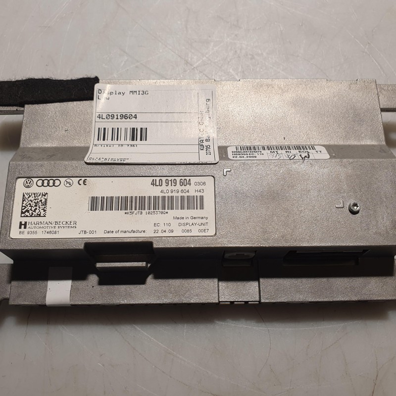 4L0 919 604 Mmi Navi Anzeige Bildschirm von Volkswagen