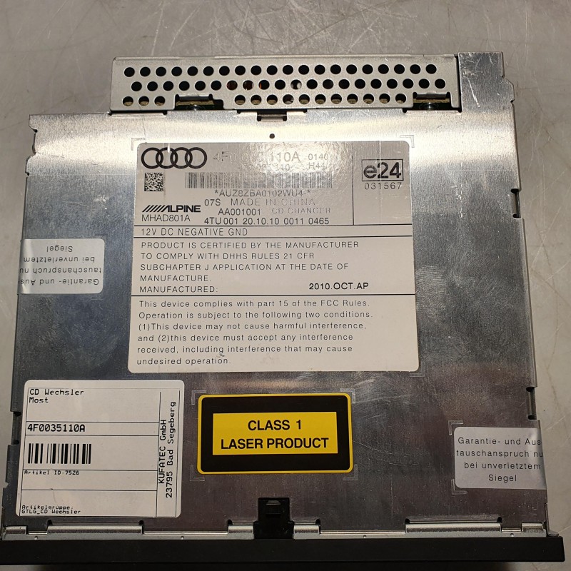 4F0 035 110 A CD Wechsler von Volkswagen