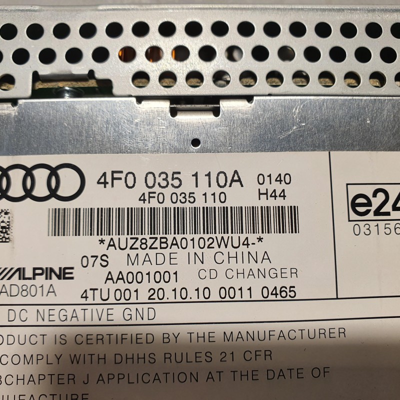 4F0 035 110 A CD Wechsler von Volkswagen
