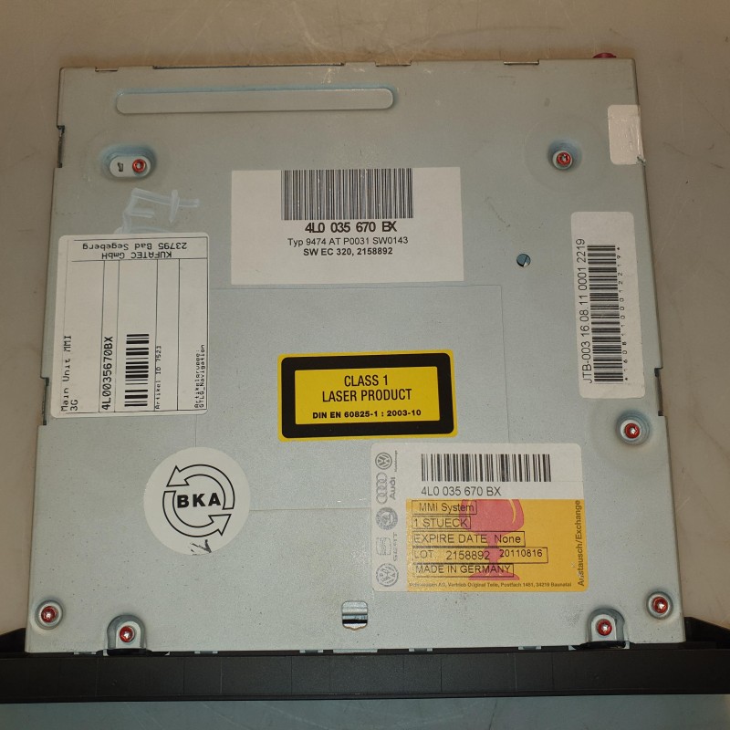 4L0 035 670 B Mainunit MMI 3G von Volkswagen