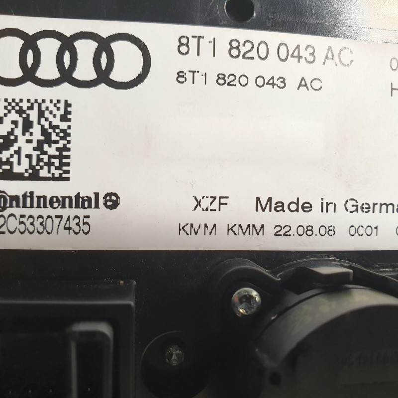 8T1 820 043 AC Klimabedienteil von Volkswagen