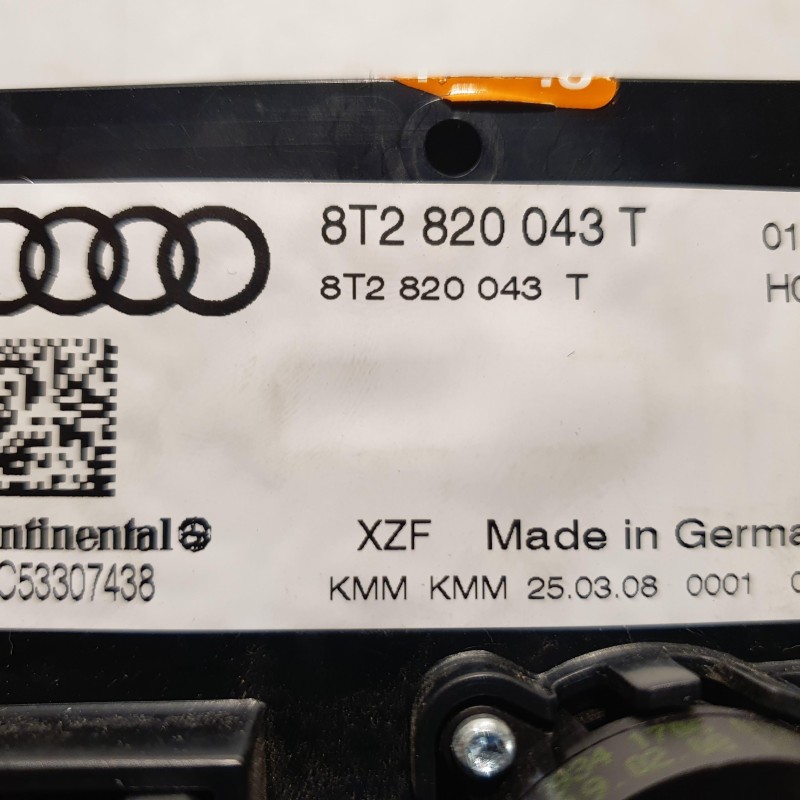 8T2 820 043 T Klimabedienteil von Volkswagen