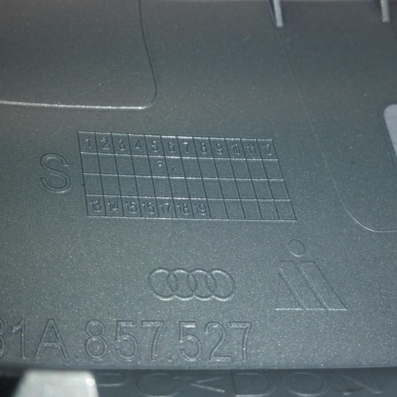 81A 857 527 Gru Spiegelgehäuse Außenspiegel von Volkswagen