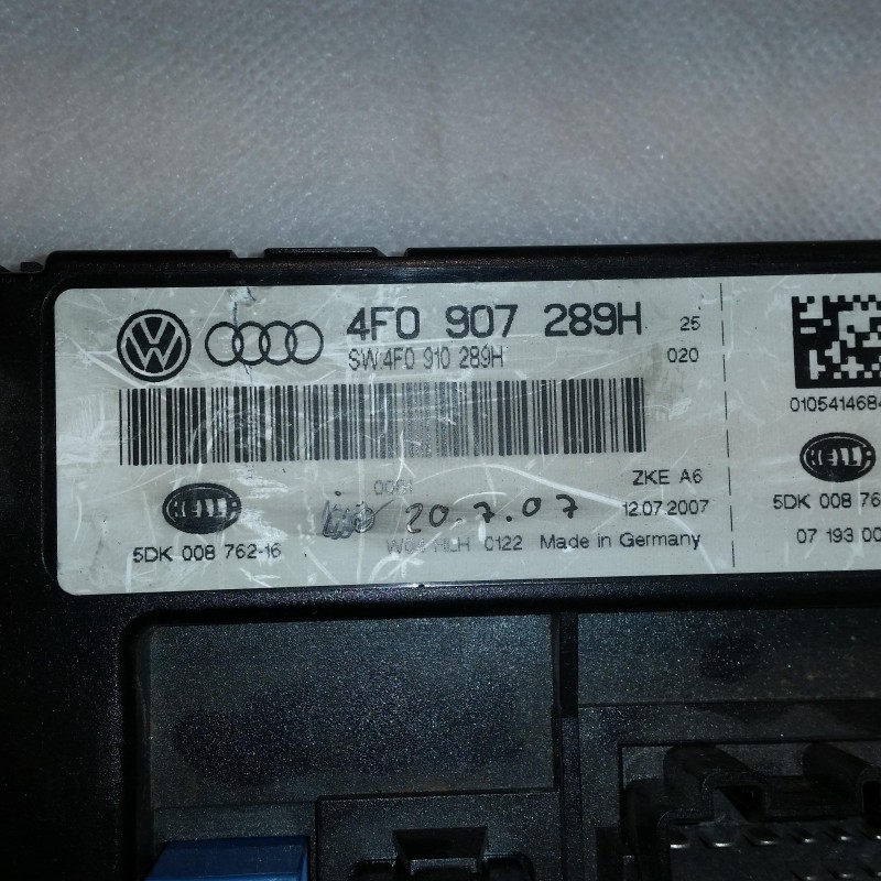 4F0 907 289 H Steuergerät Komfortsystem Bordnetz von Volkswagen