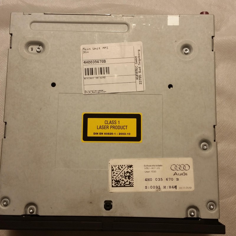 4H0 035 670 B Multimedia Main Unit Mmi 3g High von Volkswagen