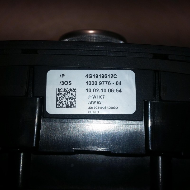 4G1 919 612 C Bedienteil Mmi 3g Bedienungseinheit Navi Touchpad von Volkswagen