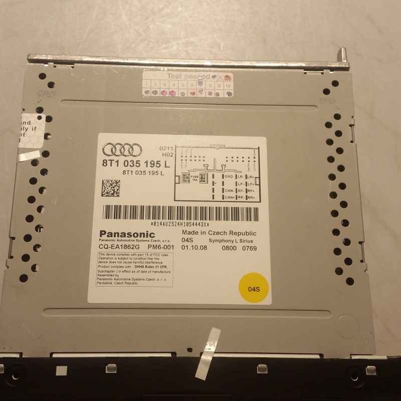 8T1 035 195 L Radio Symphony US Sirius von Volkswagen