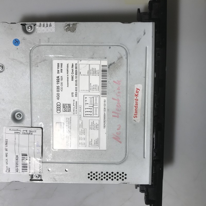 4G0 035 192 A Main Unit MMI3G Low von Volkswagen