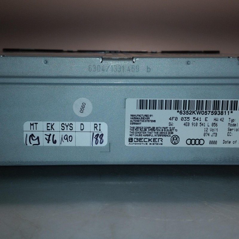 4F0 035 541 E Radiobox MMI 2G von Volkswagen