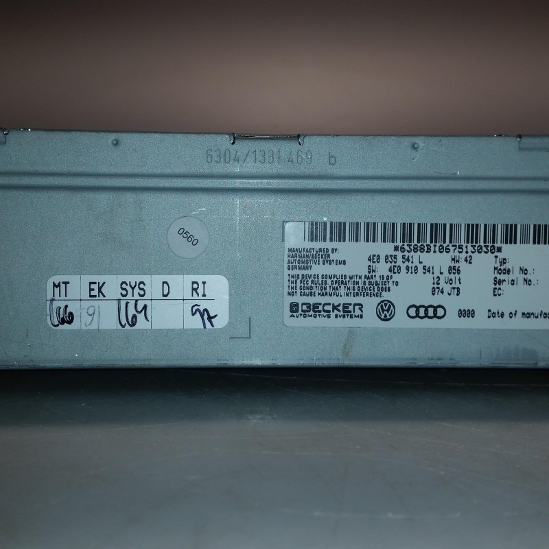 4E0 035 541 L Radiobox MMI 2G von Volkswagen