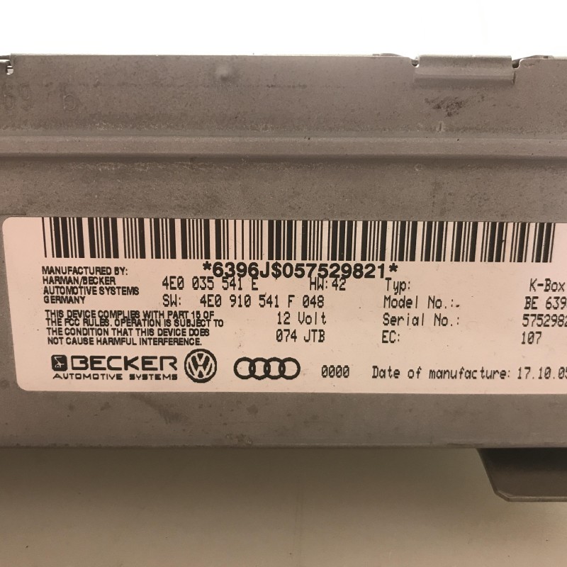 4E0 035 541 E Radiobox MMI von Volkswagen