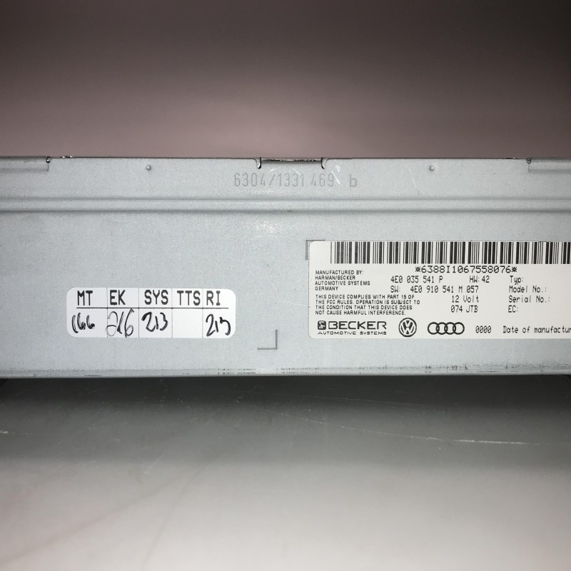 4E0 035 541 P Radiobox MMI von Volkswagen