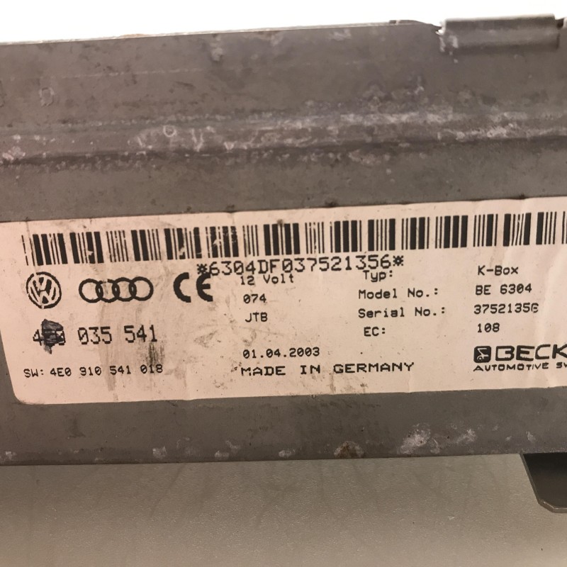 4E0 035 541 Radiobox MMI von Volkswagen