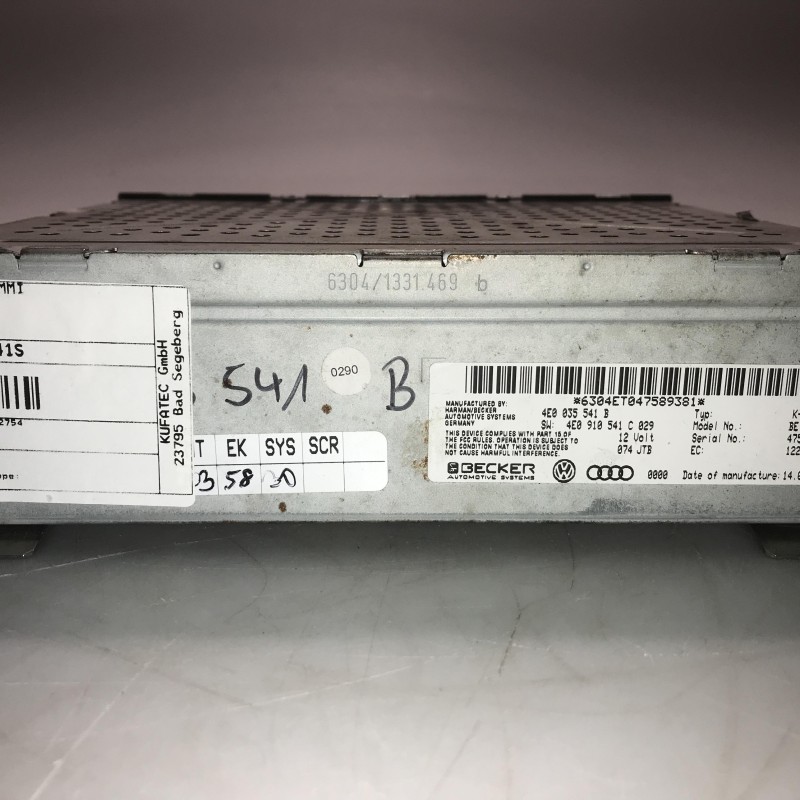 4E0 035 541 B Radiobox MMI von Volkswagen