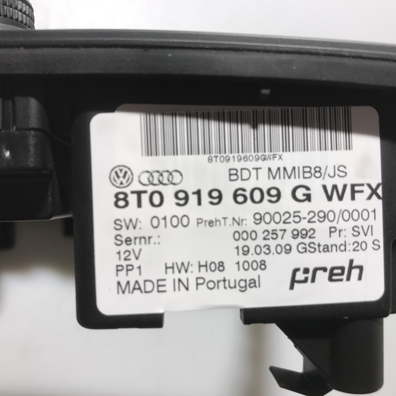 8T0 919 609 G Bedienteil MMI 2G von Volkswagen