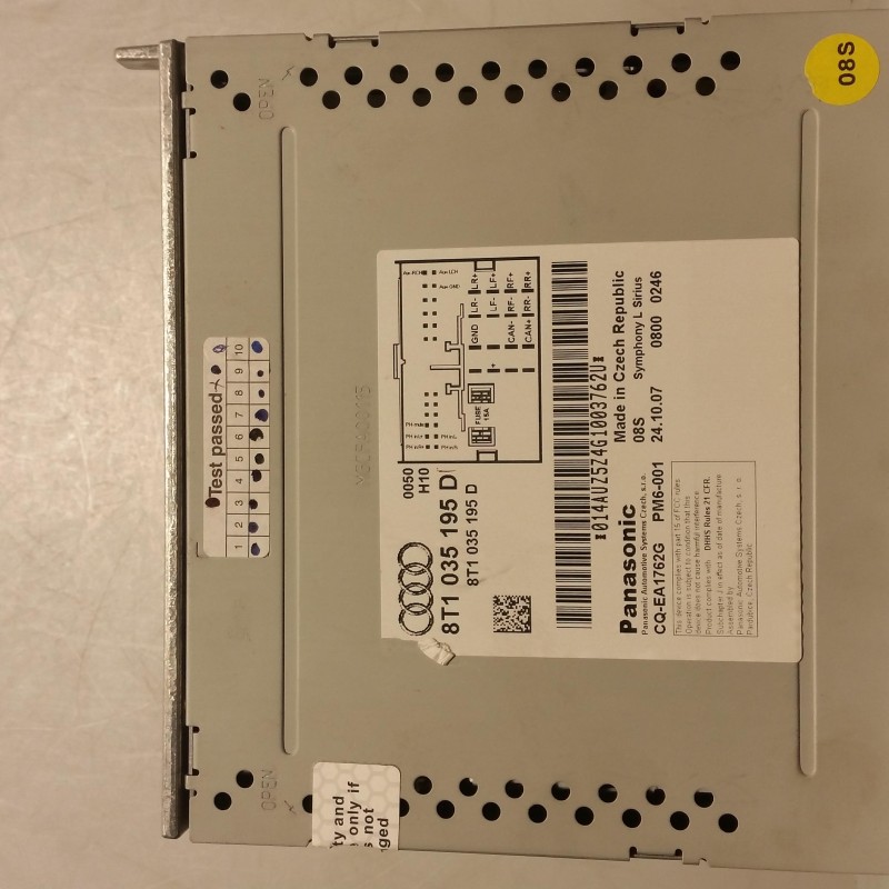 8T1 035 195 D Radio Symphony US Sirius von Volkswagen