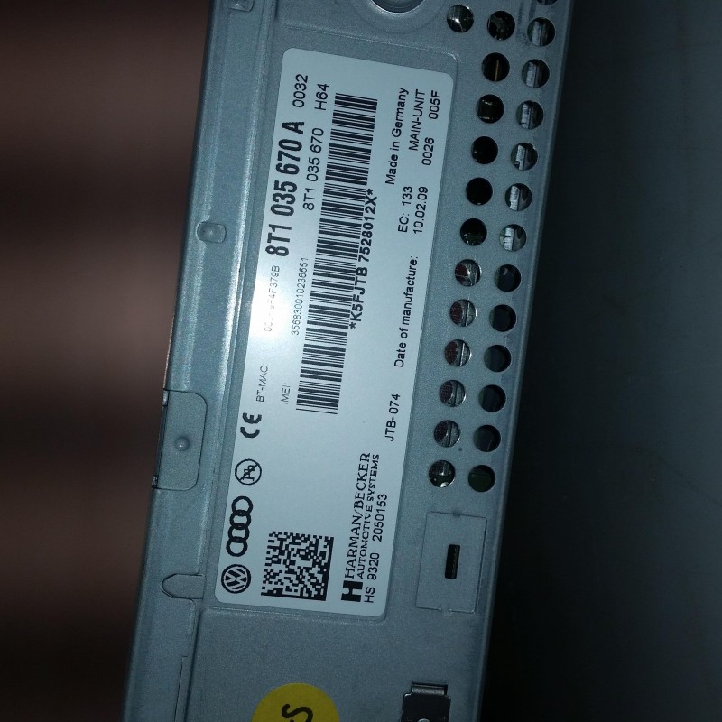 8T1 035 670 A Main Unit MMI 3G von Volkswagen