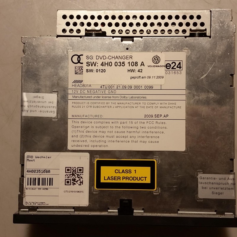 4H0 035 108 A DVD Wechsler Most von Volkswagen