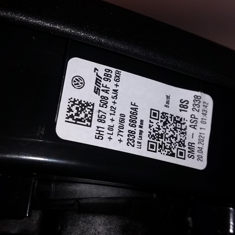 5H1 857 508 A F9B9 Außenspiegel für Golf 8 von Volkswagen