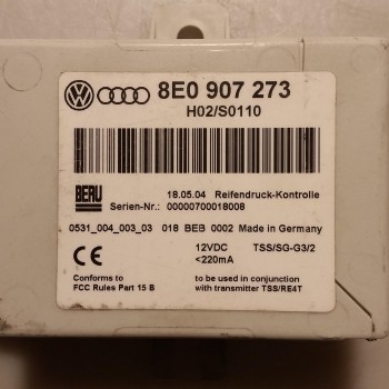 8E0 907 273 Steuerteil Reifendruckkontrolle RDK von Volkswagen