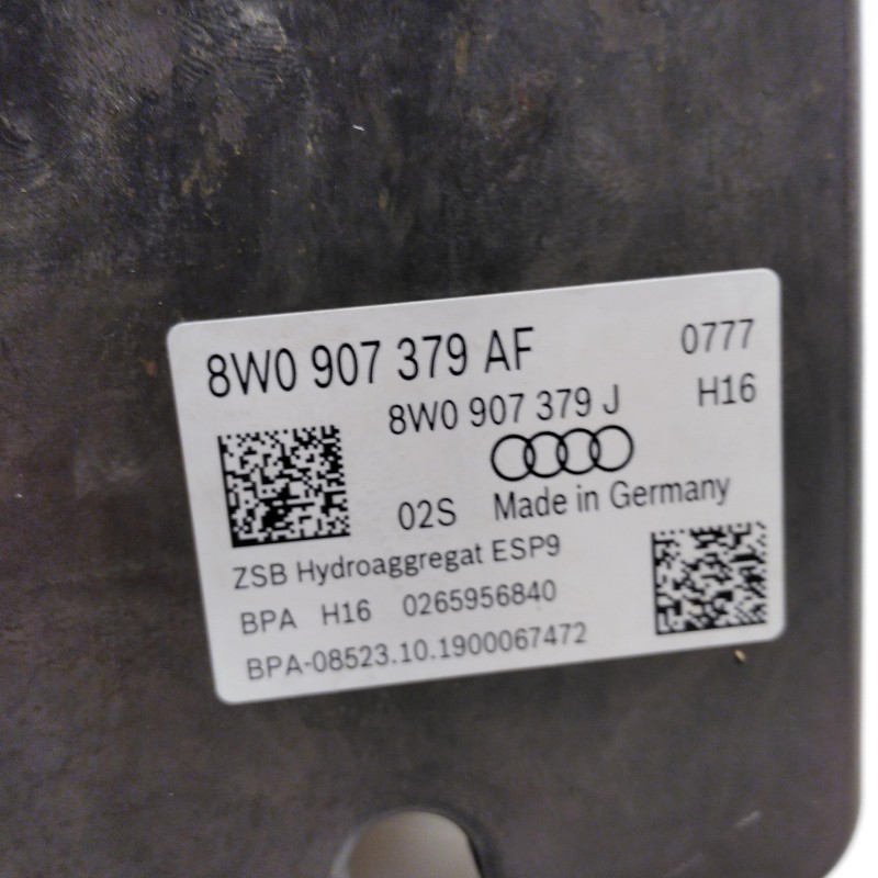 8W0 907 379 AF Steuergerät ABS von Volkswagen