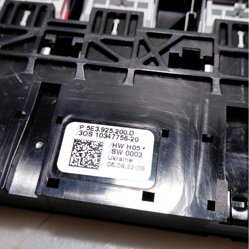 5E3 925 200 D Tasten von Volkswagen