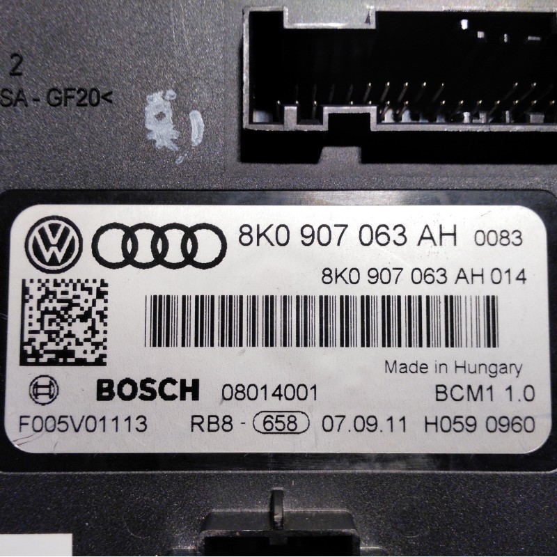 8K0 907 063 AH Bordnetzsteuergerät BCM von Volkswagen