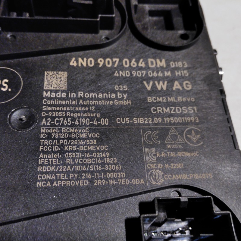 4N0 907 064 DM Komfortsteuergerät von Volkswagen