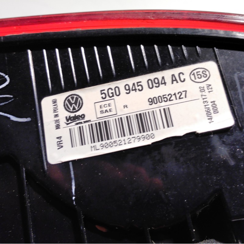 5G0 945 094 AC Scheinwerfer hinten Rechts von Volkswagen
