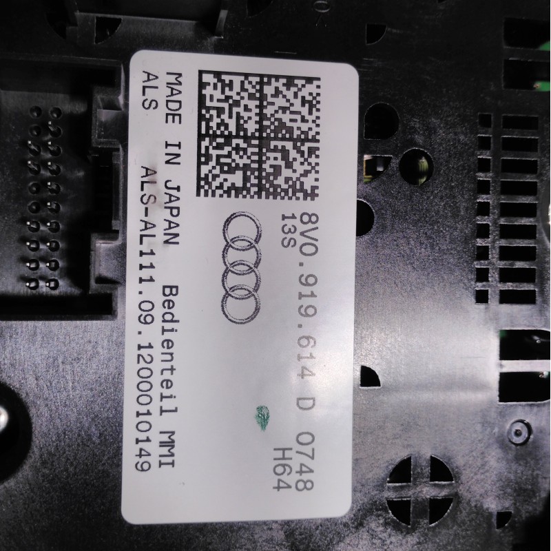 8V0 919 614 D Bedieneinheit Audi A3 8V MMI High-ohne Keyless von Volkswagen