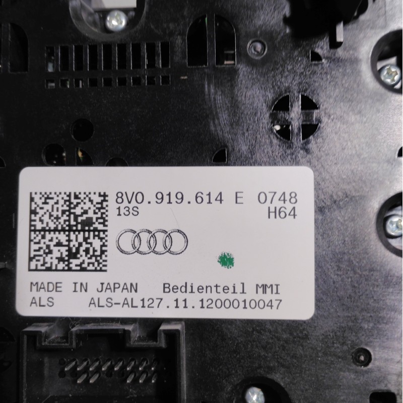 8V0 919 614 E Bedieneinheit Audi A3 8V MMI High-mit Keyless von Volkswagen