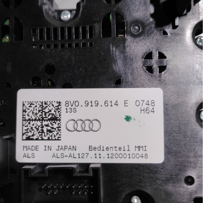 8VO 919 614 E Bedieneinheit Audi A3 8V MMI High-mit Keyless von Volkswagen