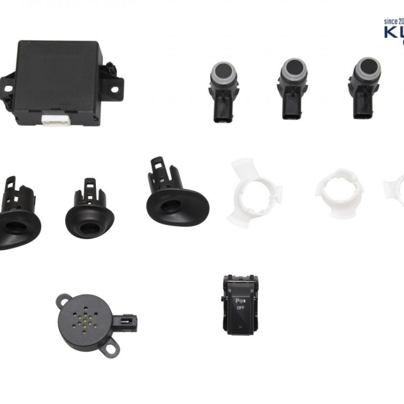 KUFATEC Komplettset PDC Einparkhilfe Heck für Smart FourTwo / FourFour 453