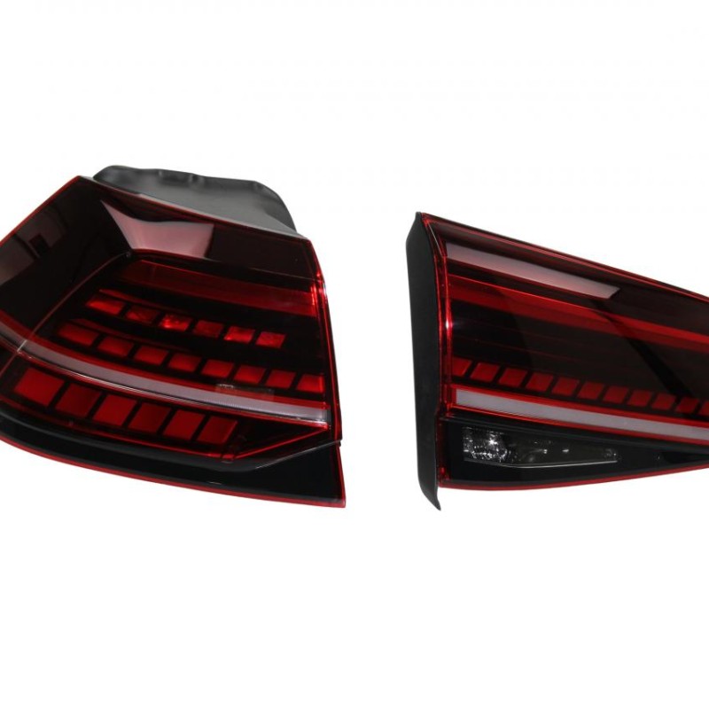 KUFATEC Komplettset LED-Heckleuchten für VW Golf 7 mit dynamischen Blinker