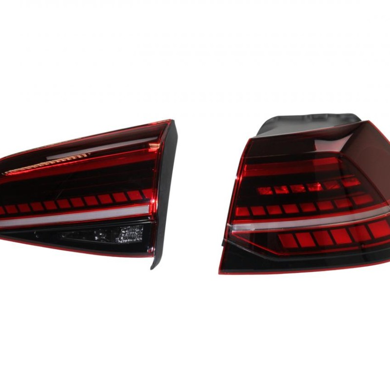 KUFATEC Komplettset LED-Heckleuchten für VW Golf 7 mit dynamischen Blinker