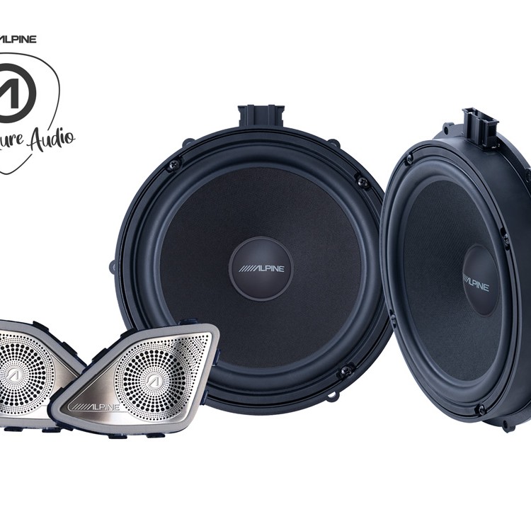 Alpine 2-Wege-Lautsprecher Set Adventure Audio für VW T6 SG