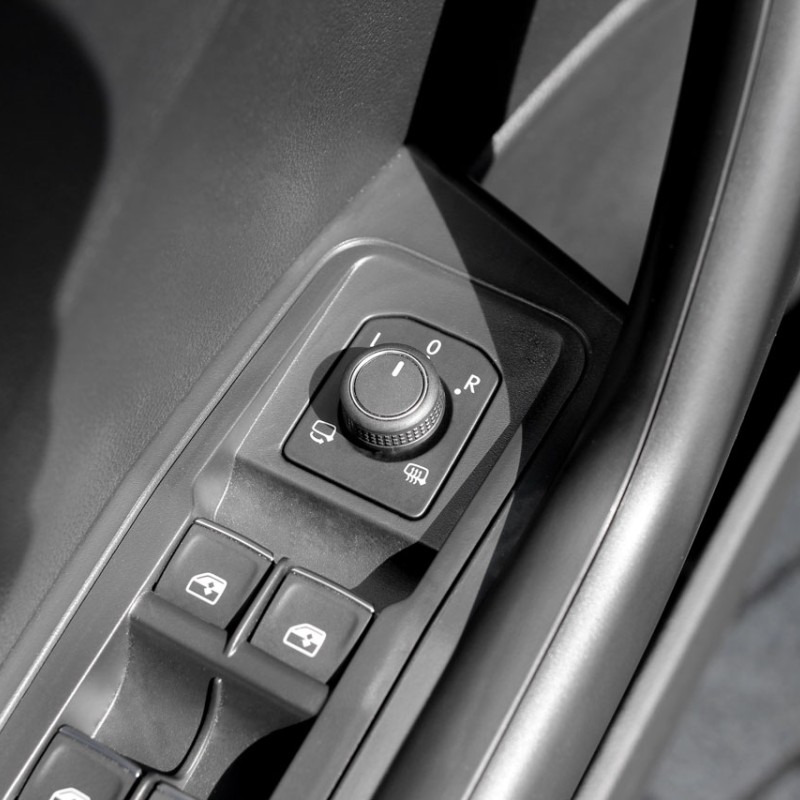 KUFATEC Komplettset anklappbare Außenspiegel für VW Polo AW1, AE1